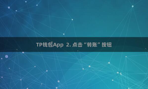 TP钱包App  2. 点击“转账”按钮