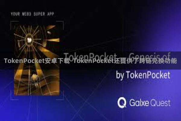 TokenPocket安卓下载  TokenPocket还提供了跨链兑换功能